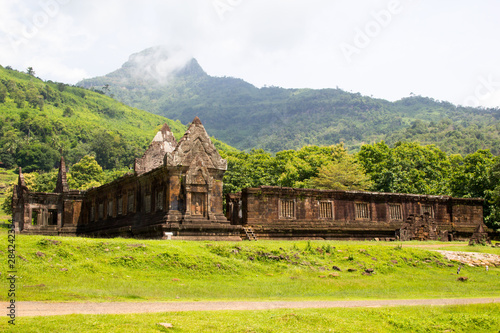 On the West bank of the Mekong river South of Pakse are the ruins of an ancient Khmer temple named Wat Phou. The temple and associated settlements are inscribed on the UNESCO World Heritage List