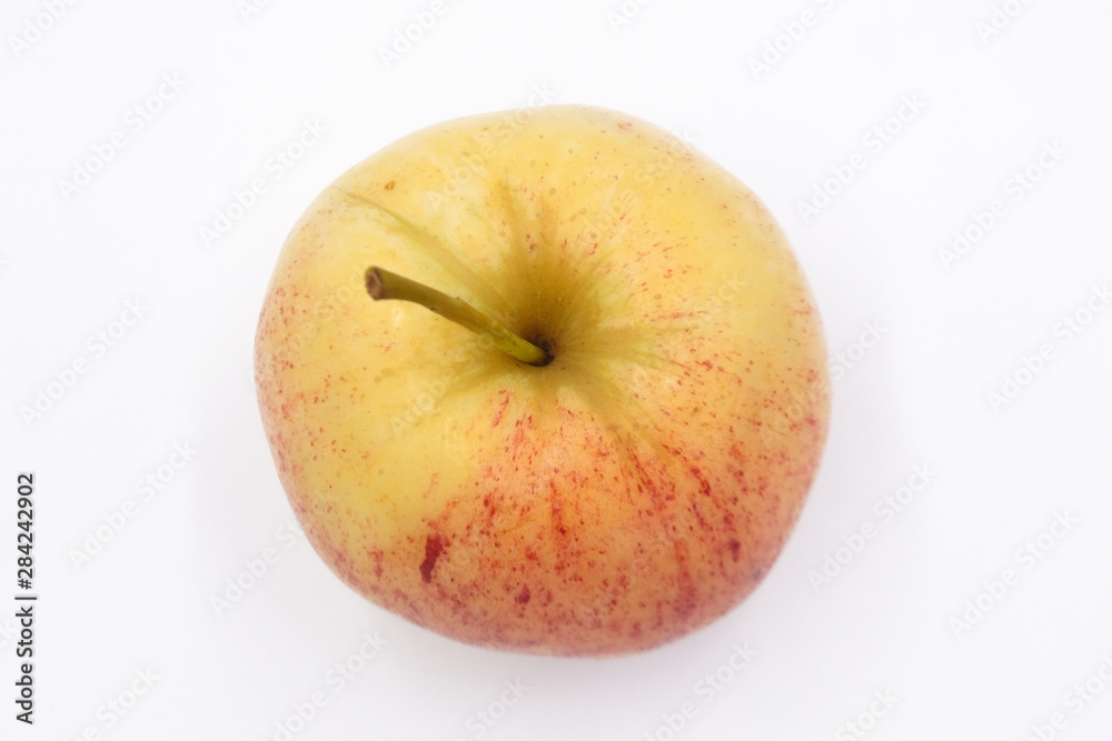 close up red apple isolated on white background close up red apple isolated on white background