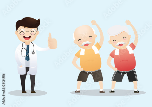 Elderly Rehabilitation with Regular Physical Exercise.