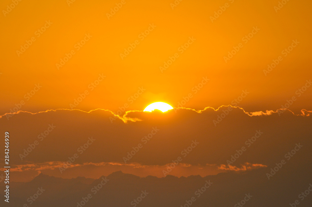 Sunset sky background Sunset sky background