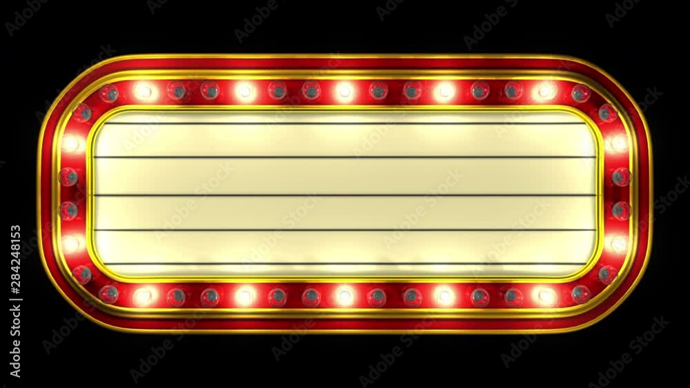Computer generated marquee with an alpha channel so you can easily composite over your own videos. Loops Seamlessly.