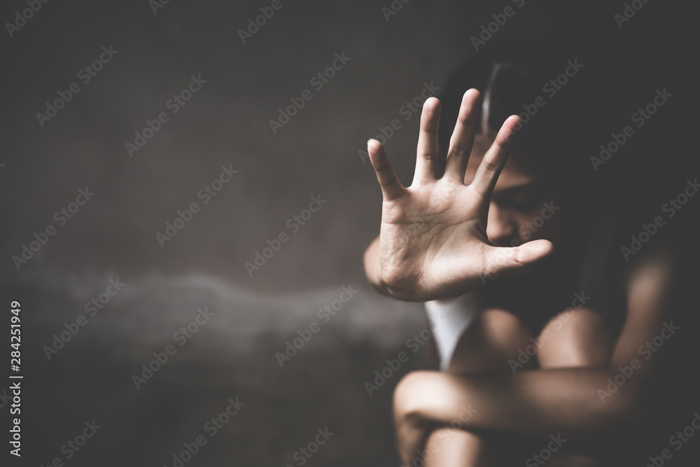 Stop violence against women, Concept of stopping sexual abuse and rape ...