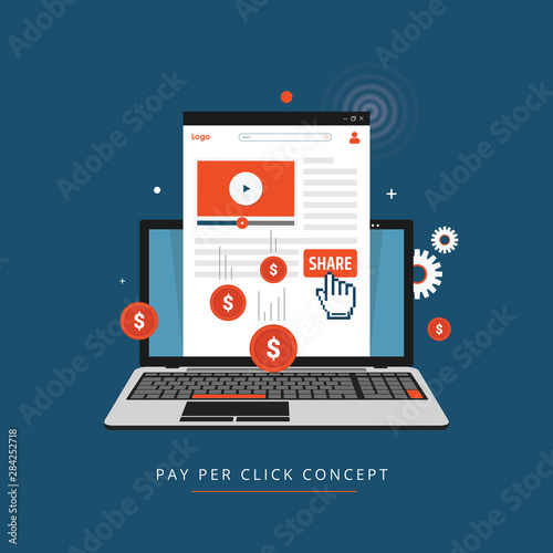 Pay per click illustration