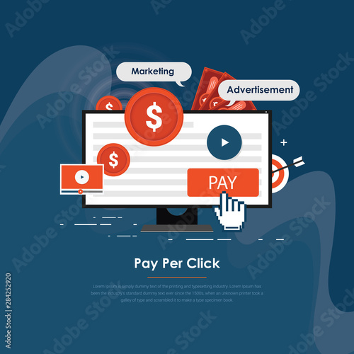 PPC pay per click advertising in the internet