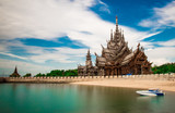 Sanctuary of Truth views in Pattaya Thailand