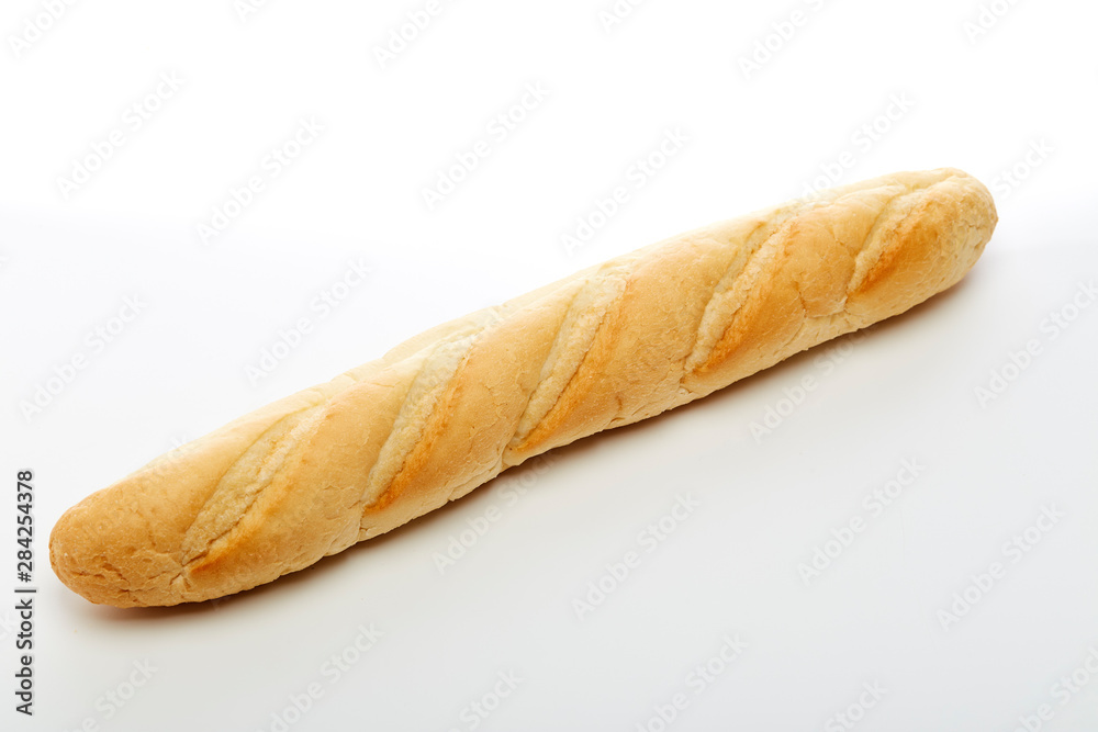 bread on a white background bread on a white background