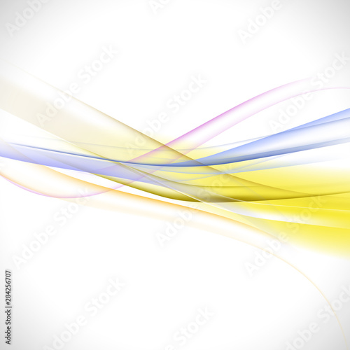 abstract elegant colorful curve background  vector illustration