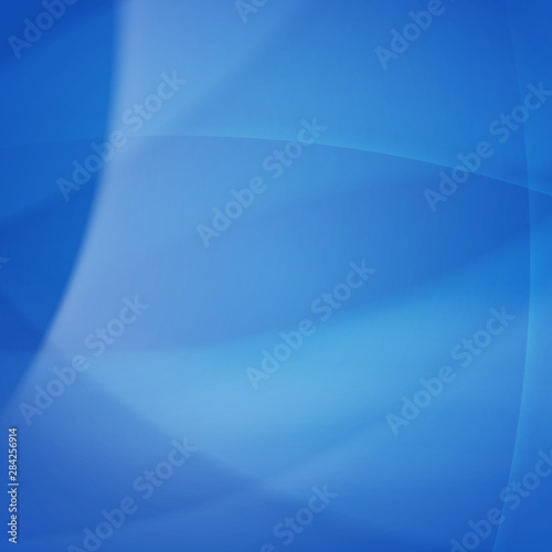 Abstract smooth blue light lines background, vector illustration