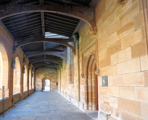 University of Sydney Cloister Near Quadrangle © Diane