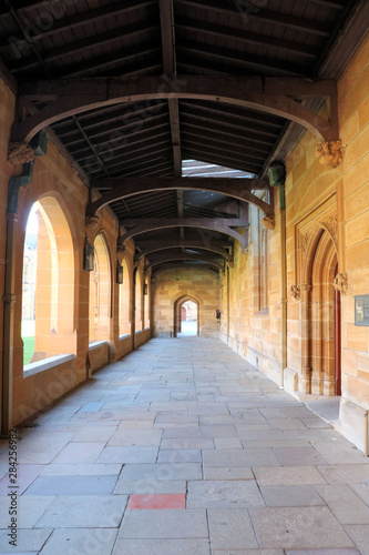 University of Sydney Cloister Near Quadrangle