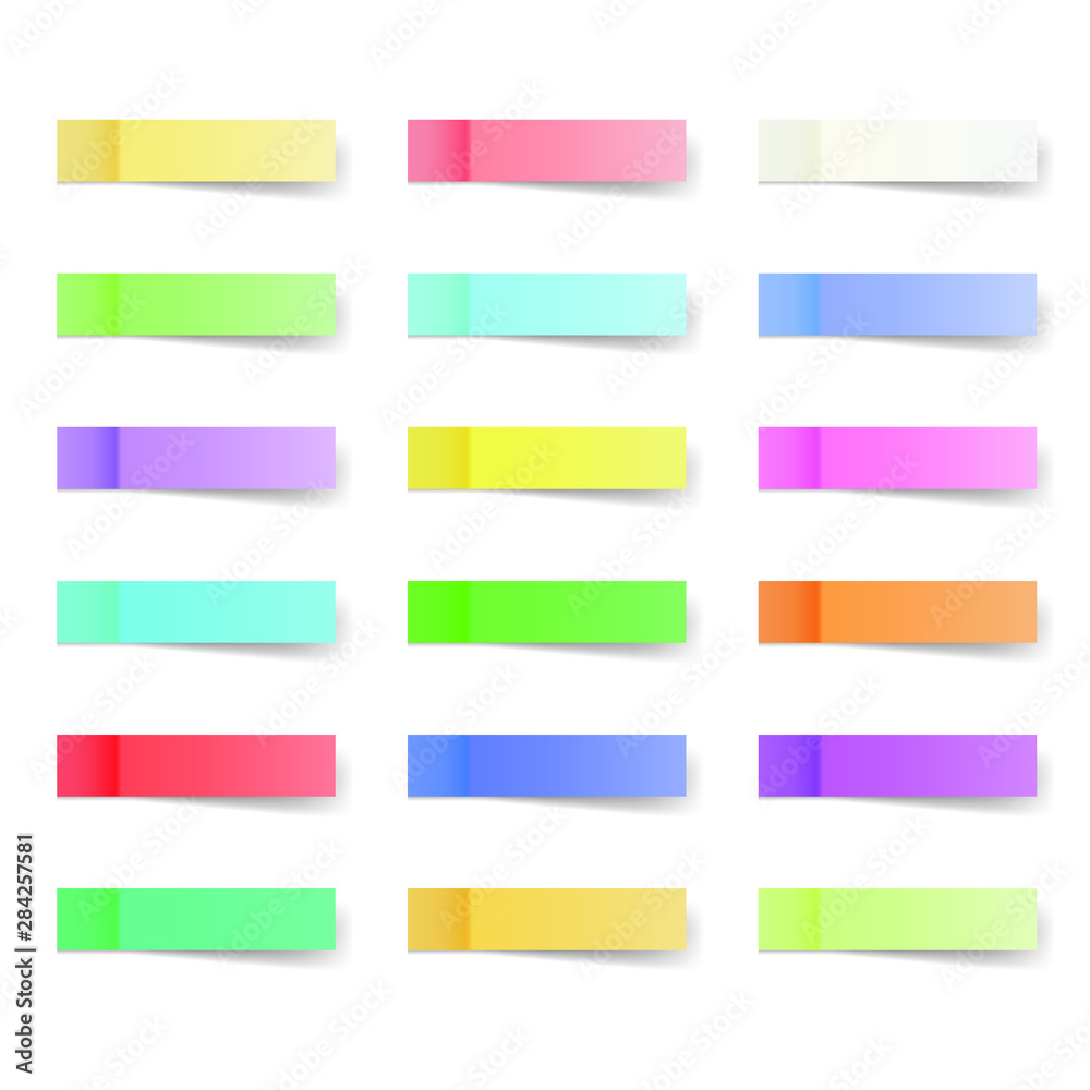 Sticky office notes. Paper multicolored mini reminders isolated on white background. Sticky office notes. Paper multicolored mini reminders isolated on white background.