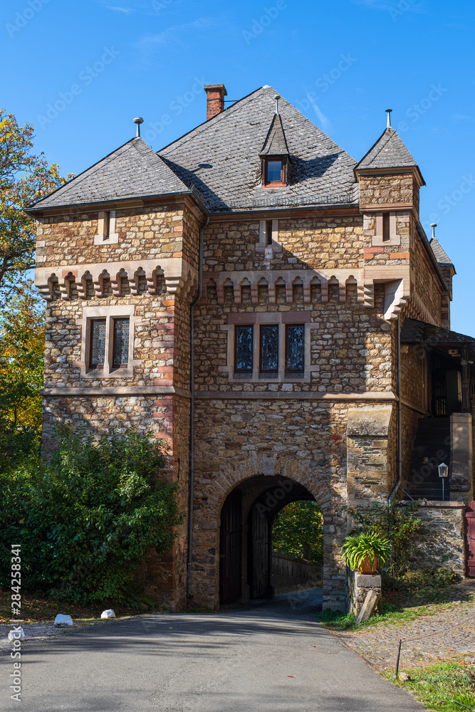 Gebäude des Schlosses von Braunfels/Deutschland im Taunus