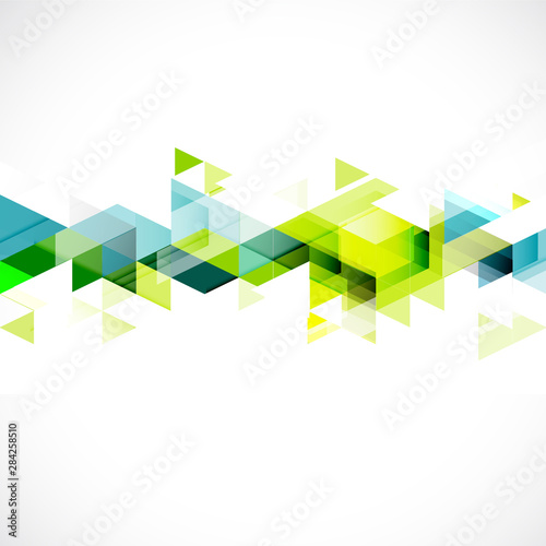 Abstract triangle modern template for business or technology presentation, vector illustration