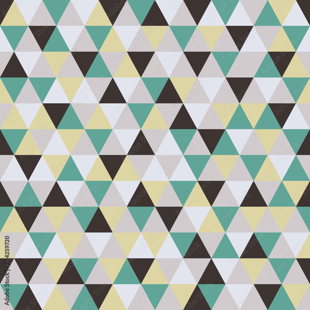 Triangle pattern with retro and fashion concept seamless background, vector illustration Triangle pattern with retro and fashion concept seamless background, vector illustration