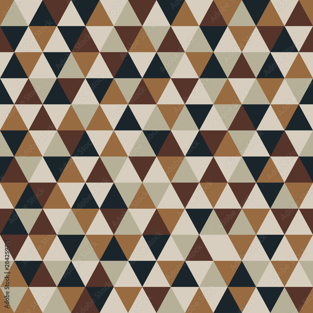 Triangle pattern with retro and fashion concept seamless background, vector illustration Triangle pattern with retro and fashion concept seamless background, vector illustration