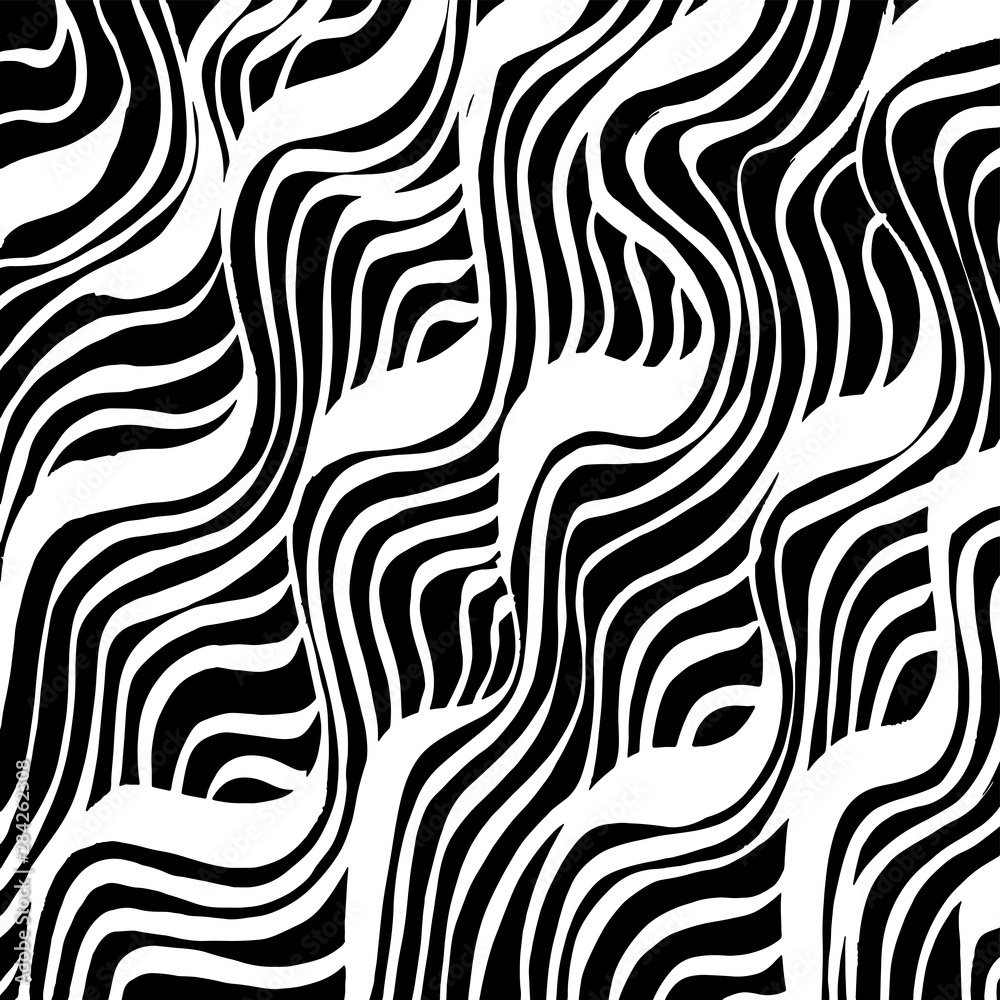 Brush texture pattern. Grunge vector.