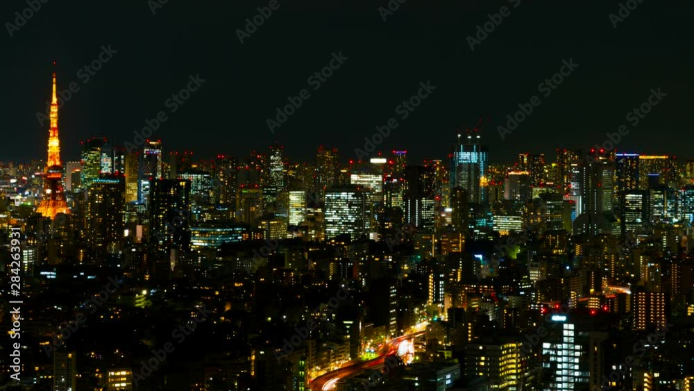 4K 東京夜景　タイムラプス