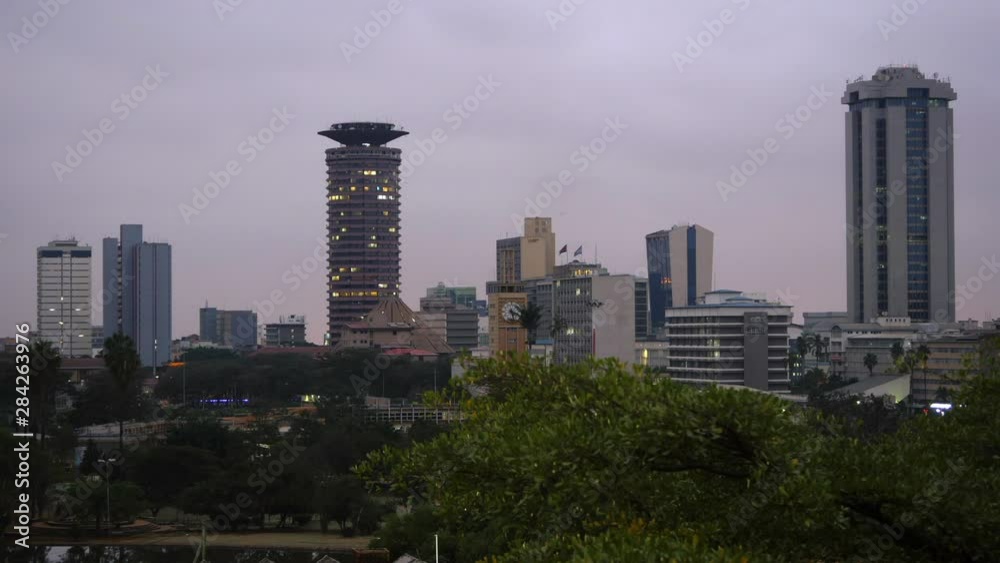 A time-lapse of The Nairobi City Skyline shot from the Uhuru Park View Point. A time-lapse of The Nairobi City Skyline shot from the Uhuru Park View Point.