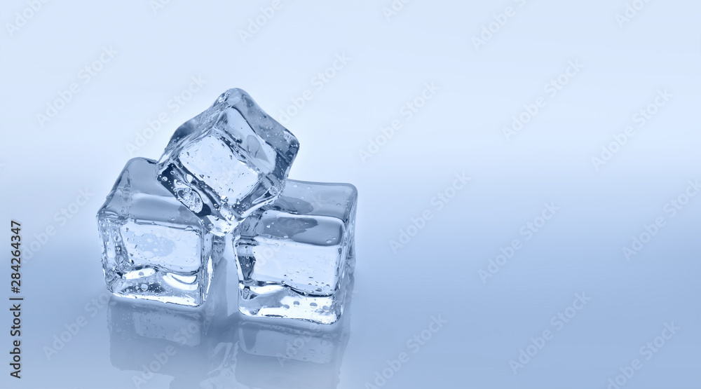Ice cubes. Ice cubes.