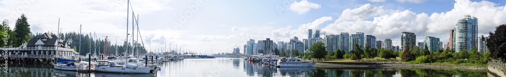 Panoramique baie de Vancouver, Canada