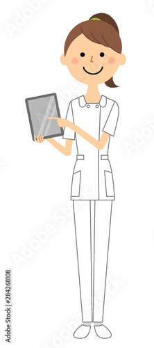 看護師　タブレット