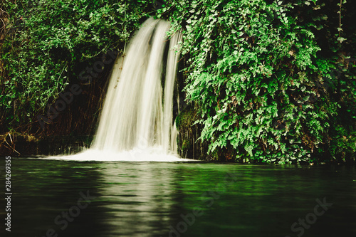 waterfall in forest © AntonioJos