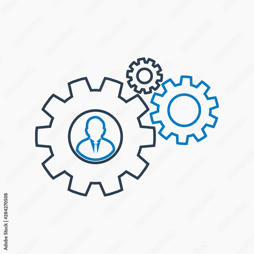 Business solution icon. Line style vector EPS. Business solution icon. Line style vector EPS.