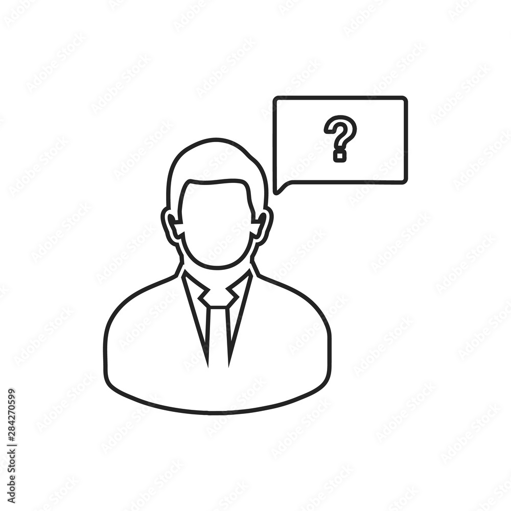 Decision Making Icon. Line style vector EPS. Decision Making Icon. Line style vector EPS.