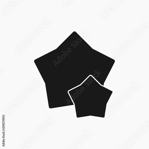 Star, favourite Icon. Flat style vector EPS.