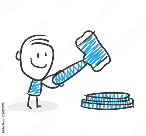 Stickman Blue: Judge. (Nr. 56)	