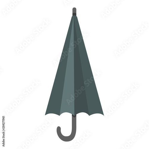 Vector Single Color Flat Icon - Umbrella