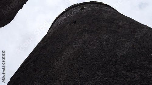 Doe Castle which is situated near Creeeslough, County Donegal, Ireland. Shot in 4K 30fps photo