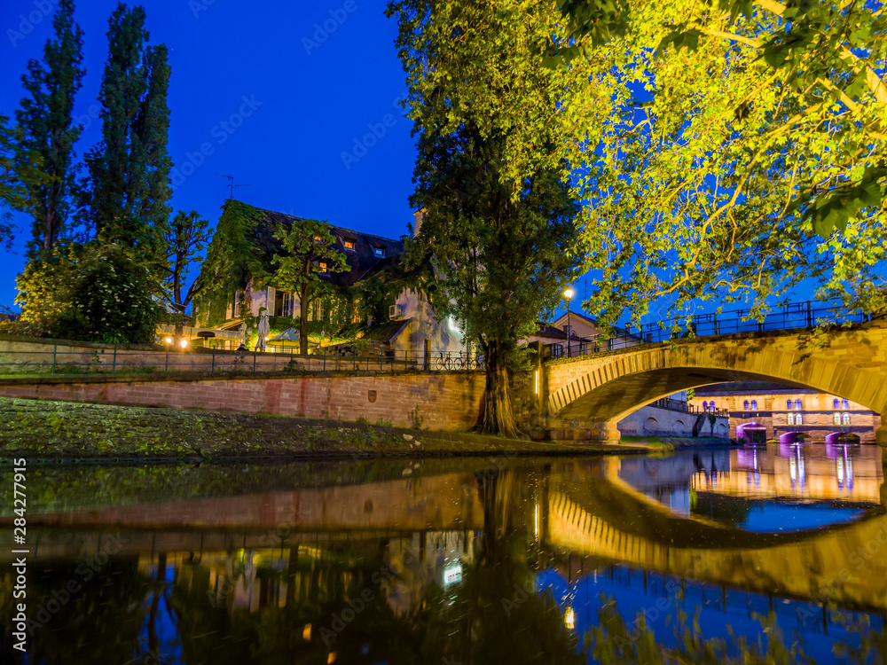 The Petite France area in Strasbourg