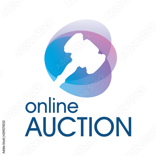 Vector set of logos for bidding and auctions