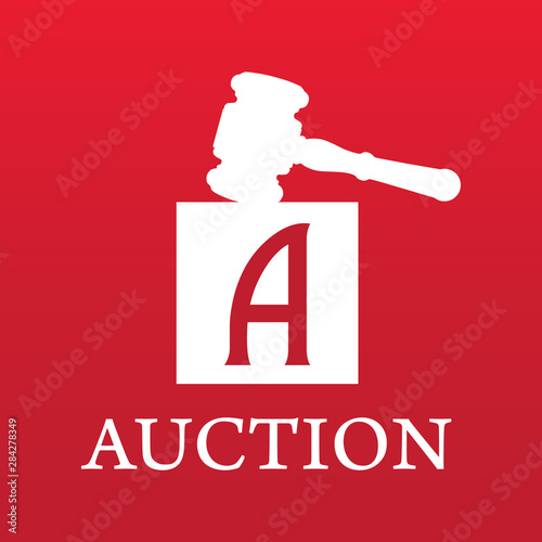 Vector set of logos for bidding and auctions