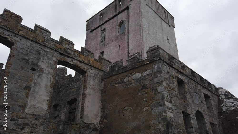 Doe Castle which is situated near Creeeslough, County Donegal, Ireland. Shot in 4K 30fps Doe Castle which is situated near Creeeslough, County Donegal, Ireland. Shot in 4K 30fps