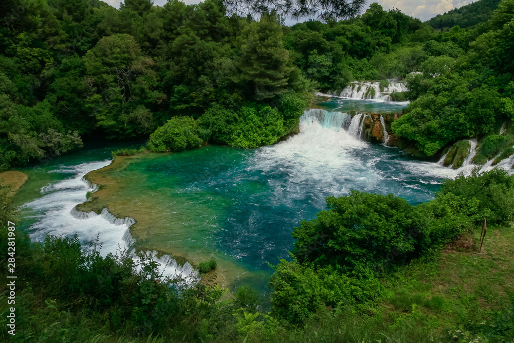 Krka Skradinski buk waterfalls, Croatia