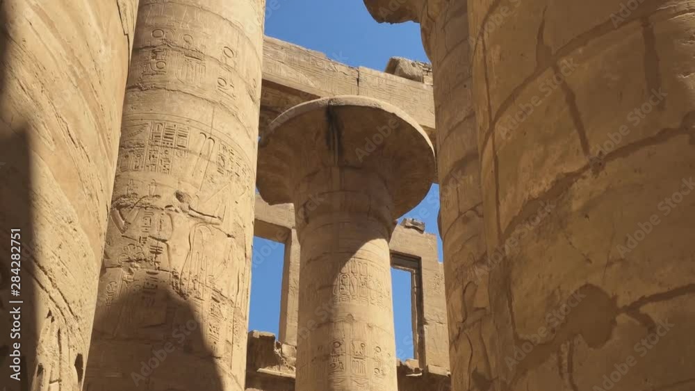 Luxor Egypt view of the ancient temples Luxor Egypt view of the ancient temples