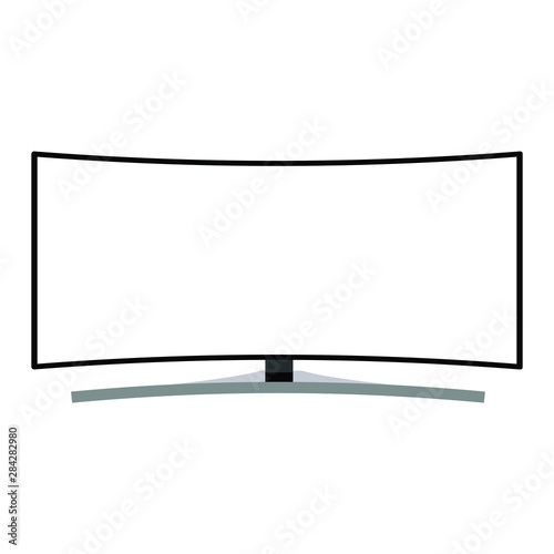 monitor isolated on white 