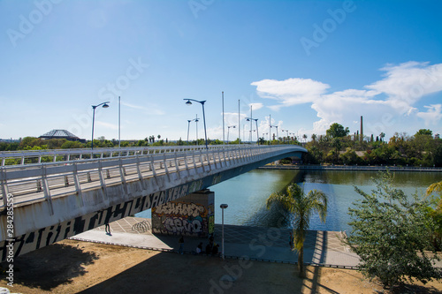 スペインの橋 Pasarela de la Cartuja／Seville, Spain