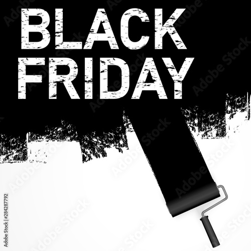 paint roller painting BLACK FRIDAY