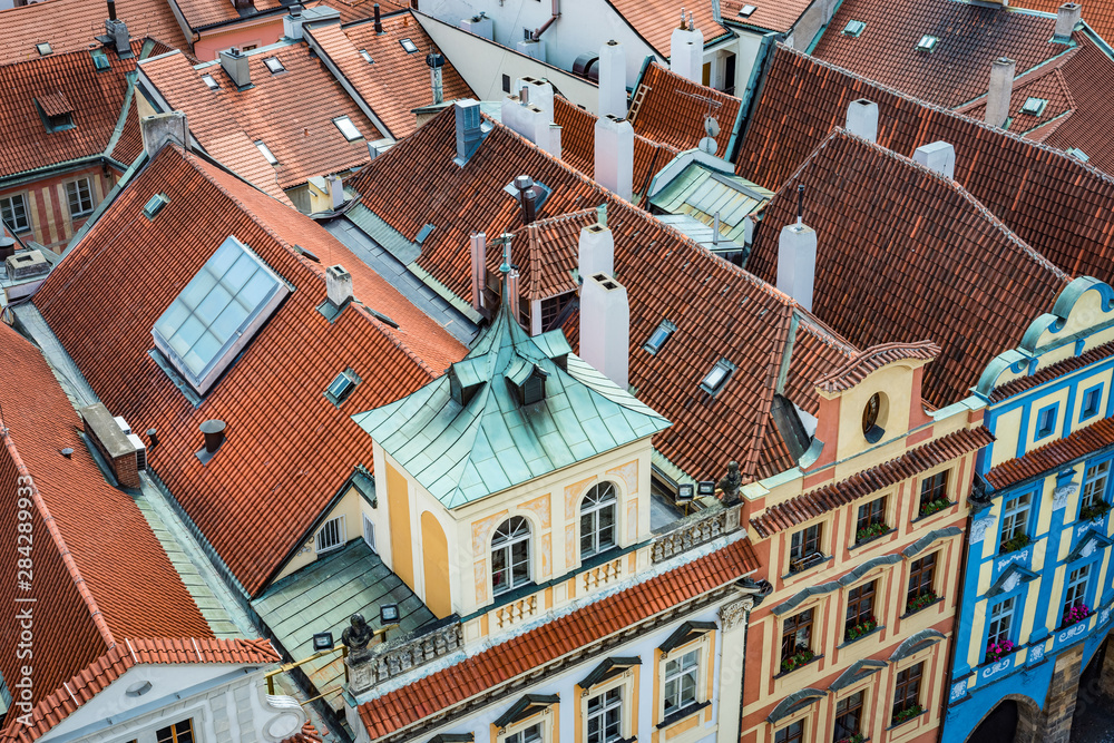Skyline of Prague, capital of the Czech Republic. Skyline of Prague, capital of the Czech Republic.