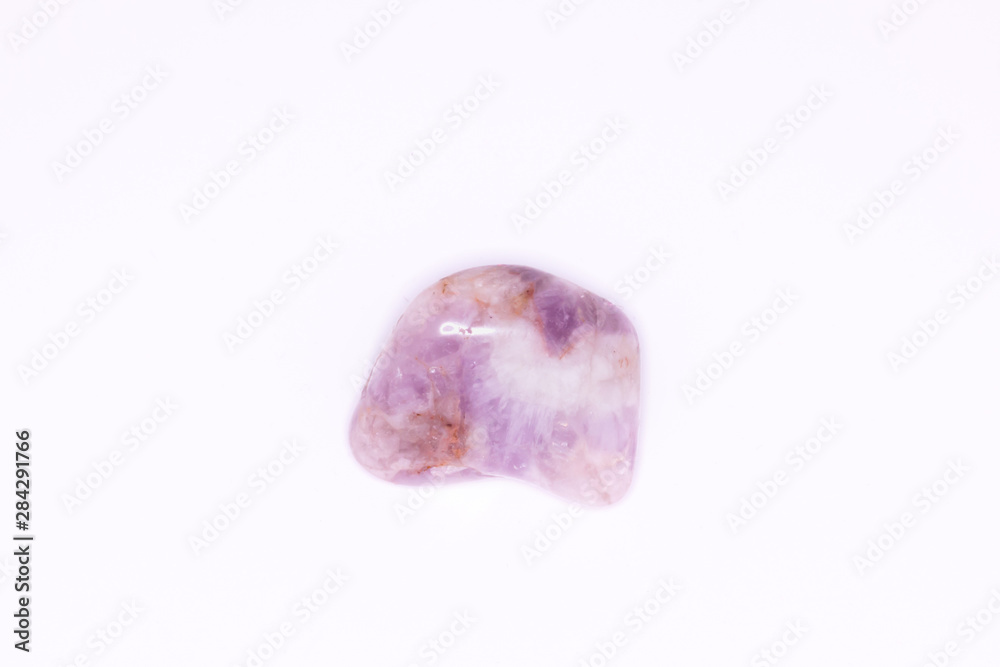 Mineral amethyst isolated on a white background Mineral amethyst isolated on a white background
