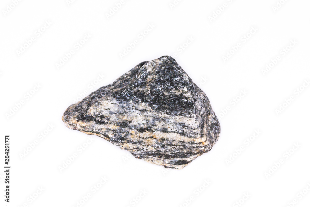 Natural gray stone isolated on white background Natural gray stone isolated on white background
