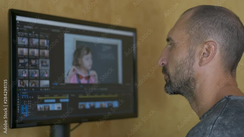 Video editing. Video editing.