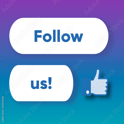 Follow us. Social media