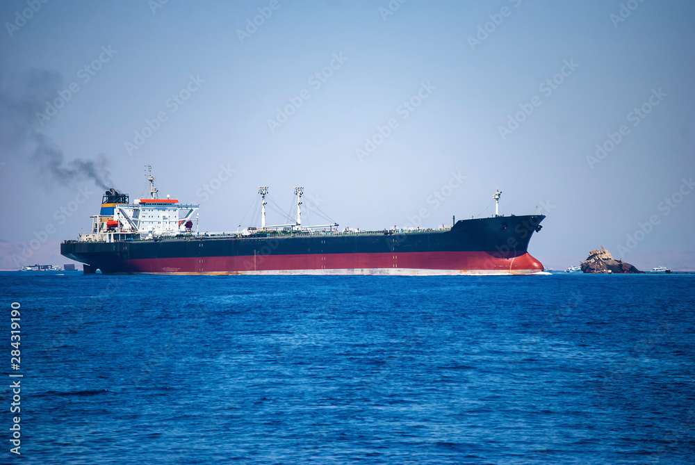 The oil tanker The oil tanker