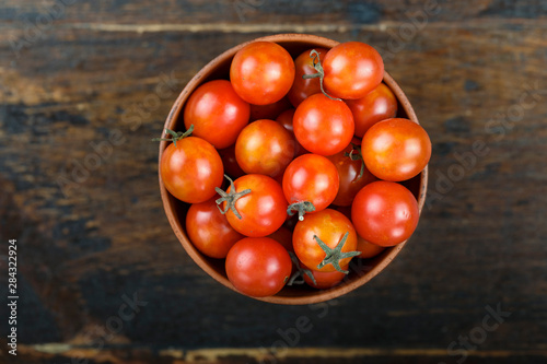 cherry tomatoes in a plate