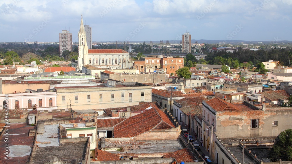 Cuba landmarks - Camaguey. UNESCO World Heritage Site.