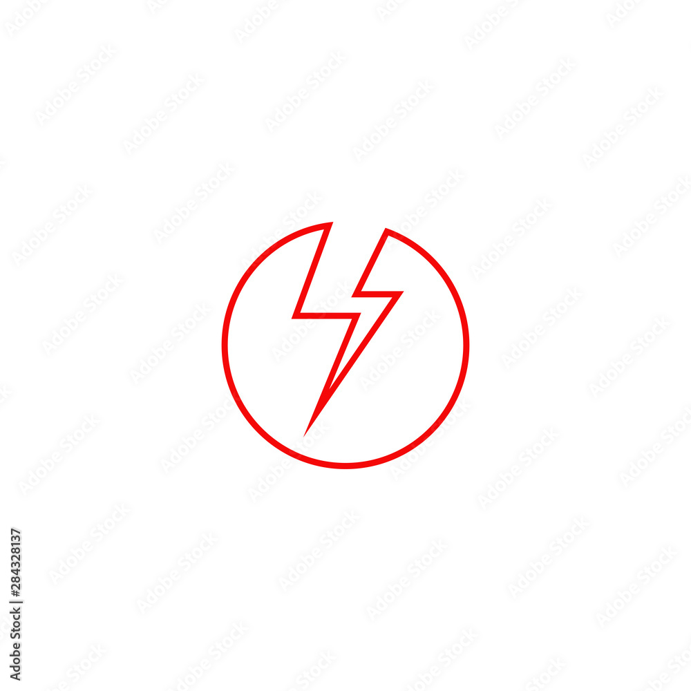 Thunderbolt logo design vector template Thunderbolt logo design vector template